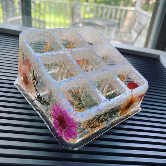 Storage & Organization Flower Resin Lipstick Holder Poshmark